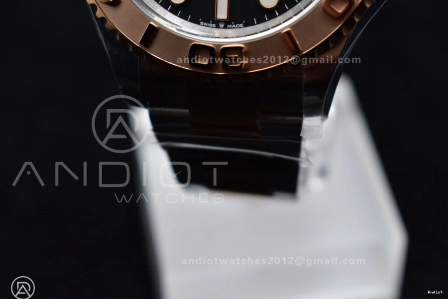 Black Edition Best Plated On Steel Clean Dial Rose 904L 1:1 126621 Bracelet SS Gold VR3235 Yacht-Master 0423